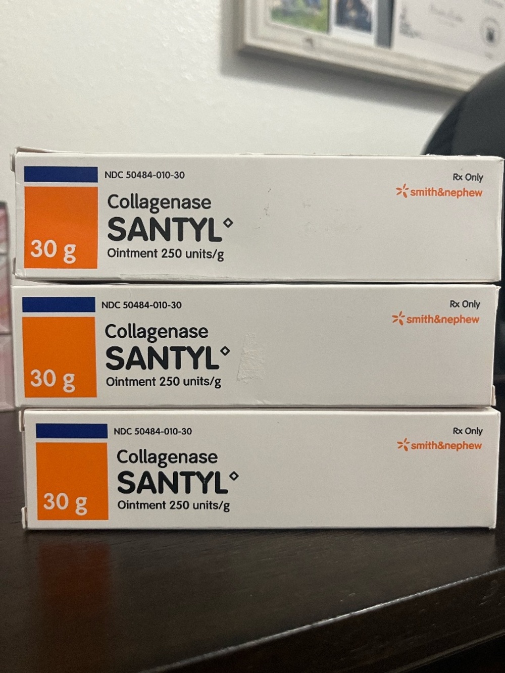 SANTYL Ointment- A Topical Enzymatic Debriding Agent (3 Pk)